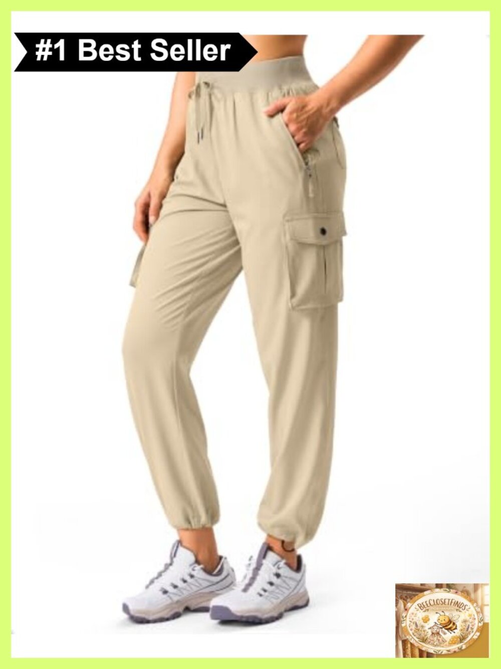Women's Lightweight Hiking Cargo Pants 6 Pockets Quick Dry Safari Outdoor